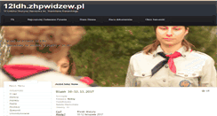 Desktop Screenshot of 12ldh.zhpwidzew.pl